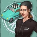 Постер игры Автомобиль Девушка Гараж | Car Girl Garage